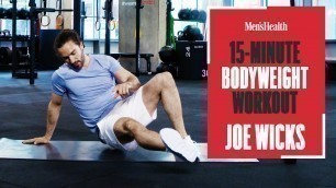 'Joe Wicks’ Follow Along 15-Minute 4-Move Bodyweight Burner Workout | MHUK'