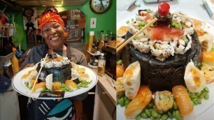 'How To Make Sushi Birthday Cake!'