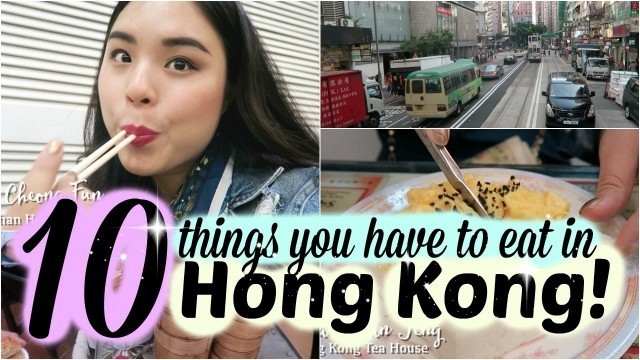 '10 Foods You Can\'t Miss in Hong Kong! | Singaporean Tasting Hong Kong Food | roseannetangrs'