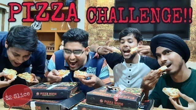 'EPIC 32 PIZZA SLICES EATING CHALLENGE|JAIPUR FOOD JUNCTION|BLOGGING! A DIFFERENT WAY.'