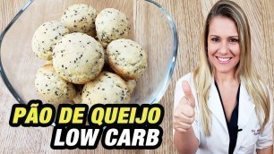 'Pão de Queijo BAIXO EM CARBOIDRATOS Delicioso e muito FÁCIL (Low Carb)'