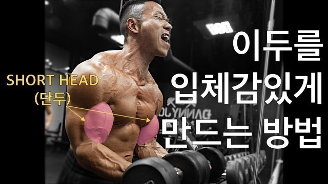 '이두를 입체감있게 만드는 방법 (단두) | Danny Joe Fitness'