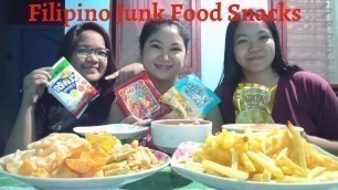 'Filipino Junk Food Snacks l TRES MARIA\'S MUKBANG'