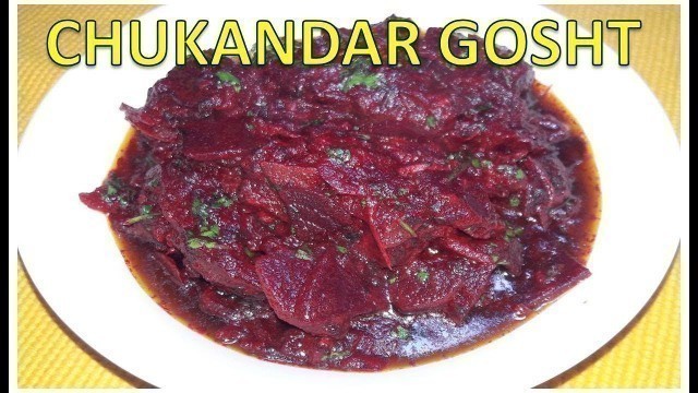 'Chukandar Gosht | Recipe | BY FOOD JUNCTION'
