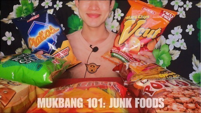'ASMR | MUKBANG Junk Foods | Pinoy Chichirya ( Eating Sounds )'