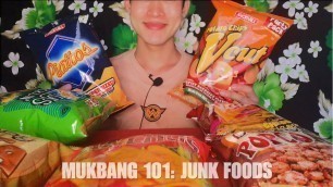 'ASMR | MUKBANG Junk Foods | Pinoy Chichirya ( Eating Sounds )'