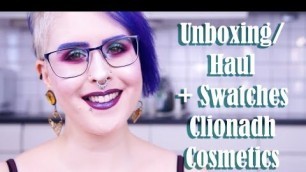 'Unboxing Haul + Swatches: Clionadh Cosmetics 66.5° N l After Shock Highlighters l MakeupByAnnki'
