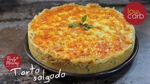 'Como fazer torta salgada Low carb (Couve-flor)'