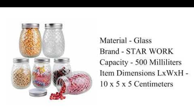 'Pineapple Shape Canning Jars with Lids Star Works Check The Below Description for  \"Product Link\"'