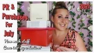 'PR & PURCHASES | July 2021 | Clionadh Cosmetics, Dossier, Lunar Beauty & More!'