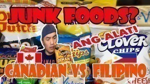 'CANADIAN JUNK FOODS VS FILIPINO JUNK FOODS REVIEW | VLOG 0098 | TIM PACIS'