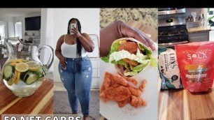 'LOW CARB What I Eat In A Day to LOSE WEIGHT! 1500 Calories | 50 NET CARBS'