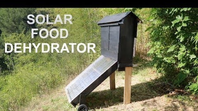 'Solar food dehydrator - drying tomatoes'