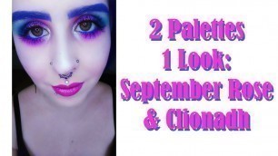 '2 Palettes 1 Look: September Rose Cosmetics Slush & Clionadh Cosmetics Witchcraft l MakeupByAnnki'