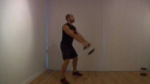 'Dumbbell Squat Swings: Full Body Exercise-Legs, Arms, Core, Butt'