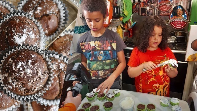 'Momma\'s Chocolate Cupcakes (Cooking with the grandkids)!'