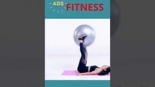 '#SHORTS ABS FITNESS WOMEN | fitness blender | Yoga Exercise Gym Ball |'