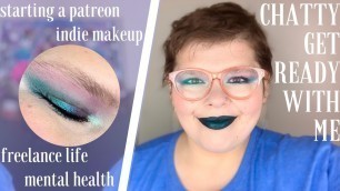 'Chatty GRWM | Using Clionadh Stained Glass Shadows, Rephr Brushes & Kaleidos Cosmetics Highlighters'