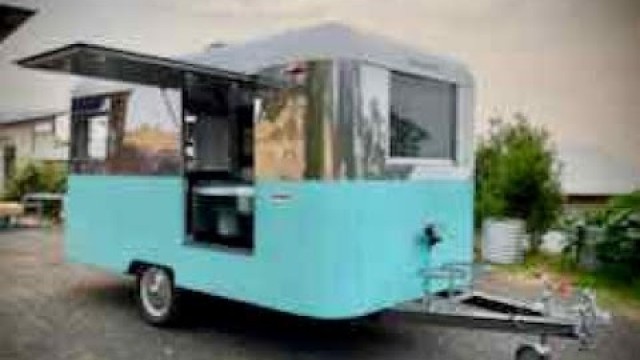 'Amazing food-van conversion - Best vintage food caravan / food truck build Part 2 of 2'