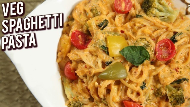 'One Pot Pasta Recipe - Easy Homemade Veg Spaghetti Pasta - Italian Pasta Recipe - Ruchi'