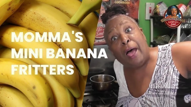 'Momma\'s Mini Banana Pan Fritters (Easy Pancakes)!'