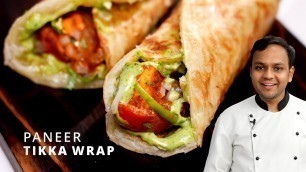 'Paneer Tikka Wrap - Work From Home Recipes - Easy Paneer Rolls / CookingShooking'
