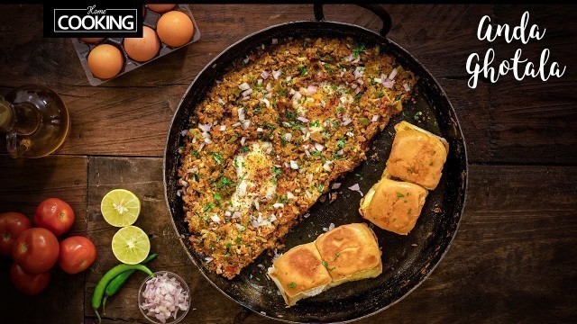 'Anda Ghotala | Egg Ghotala Recipe | Egg Pav | Egg Recipes | Indian Street Food | Snacks Recipe'