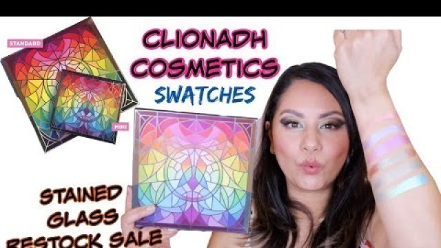 'Clionadh Cosmetics Stained Glass Sale 2021 | Swatches and Sale Info #indiemakeup #swatches'