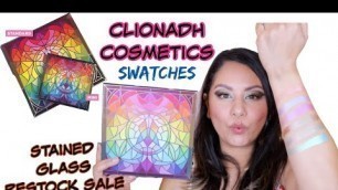 'Clionadh Cosmetics Stained Glass Sale 2021 | Swatches and Sale Info #indiemakeup #swatches'