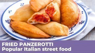 'How to cook the GREATEST FRIED PANZEROTTI - Popular Italian street food'