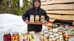 'Pickling 350 Eggs | Preserving Food for Winter in Alaska'
