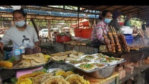 'Countryside Resort Tour @Oudung - Amazing Food Selling in The Oudung Resort Market on Weekend'