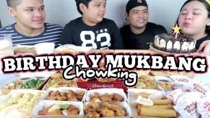 'CHOWKING MUKBANG 2020 | FILIPINO FOOD MUKBANG | BIRTHDAY MUKBANG | MUKBANG PHILIPPINES CHINESE FOOD'