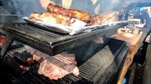 'Great Grills and Amazing Food. Sunday Street Food Market at Victoria Park, London'