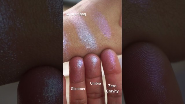 'Terra Moons Zero Gravity swatch comparison with Clionadh Cosmetics Umbra and Glimmer #shorts'