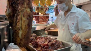'Huge HONG KONG Street Food Tour | BEST barbecue BBQ pork'