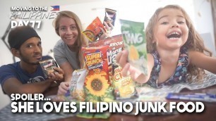 'BRITISH KID Trying FILIPINO Snacks For The First Time 
