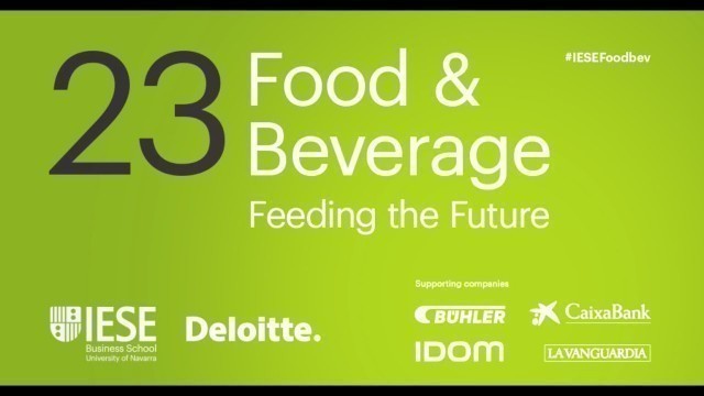 'Feeding the future. 23 Food and Beverage Industry Meeting.'