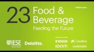 'Feeding the future. 23 Food and Beverage Industry Meeting.'