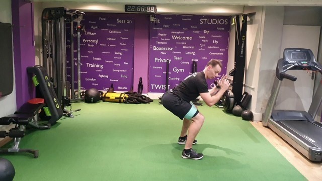 'Banded Side Step Squats (ADF)'