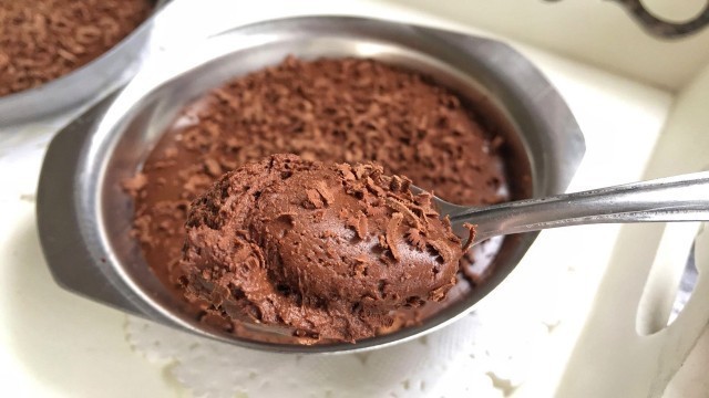 'Mousse FIT de Chocolate (Low Carb)'