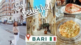 'THE MOST UNDERRATED DESTINATION IN ITALY | Amazing Food | Bari Travel Guide Vlog 2022 4K'