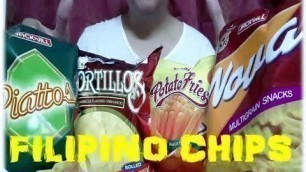 'Filipino Chips Mukbang - Junk Foods | Eating Sounds (No Talking)'