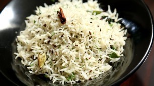 'Jeera Rice Recipe | Restaurant Style Jeera Rice Recipe | Flavoured Cumin Rice | Ruchi\'s Kitchen'