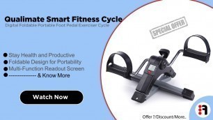 'Qualimate Smart Fitness Cycle | Review,Foot Pedal Exerciser Cycle for Home use @ Best Price in India'