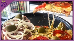 'PIZZA FIT LOW CARB SEM GLÚTEN SUPER SAUDÁVEL'