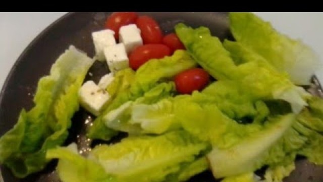 'the simple salad with kubos'