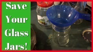 'AldermanFarms QuickTip | Save Glass Jars for Food Storage!'