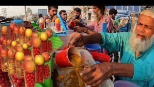 '2022 Amazing Food aT Street | Healthy Mix Fruits Juice or Sarbath Summer Special Tk 10 only | BdFood'