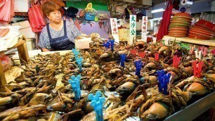 'Taiwanese Seafood Tour - CRAB ARMY + TUNA MADNESS in Donggang | BEST Street Food in Taiwan'